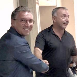Stefano Visconti con Gavino Sini, suo predecessore 