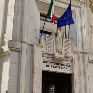L'ingresso della sede dell'Istat