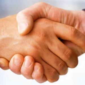 Stretta di mano