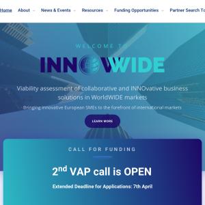 la home del sito innowwide.eu