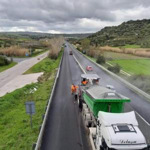 lavori in corso sulla 131