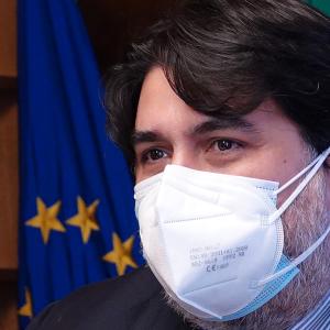 Il presidente della Regione, Christian Solinas