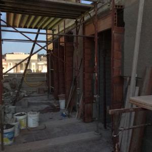 un cantiere edile