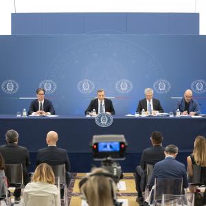 Conferenza stampa Presidenza del Consiglio dei Ministri