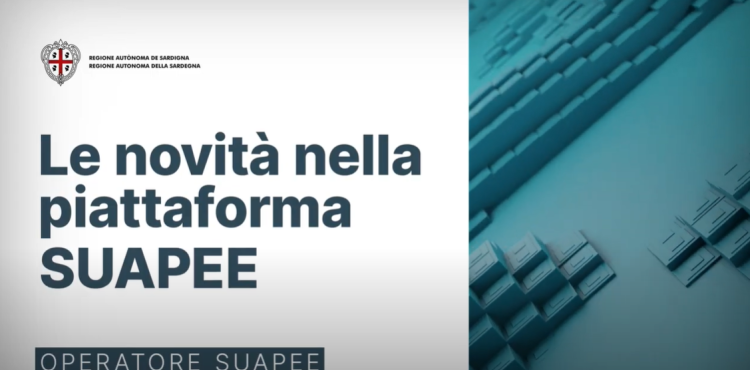 Novità della piattaforma SUAPEE per l'operatore