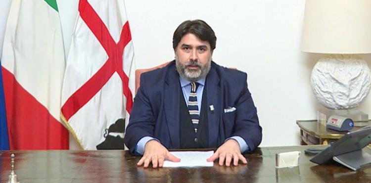 il presidente della Regione, Christian Solinas
