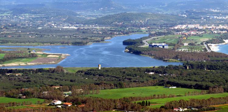 una veduta aerea dell'area del calich una veduta aerea dell'area del calich