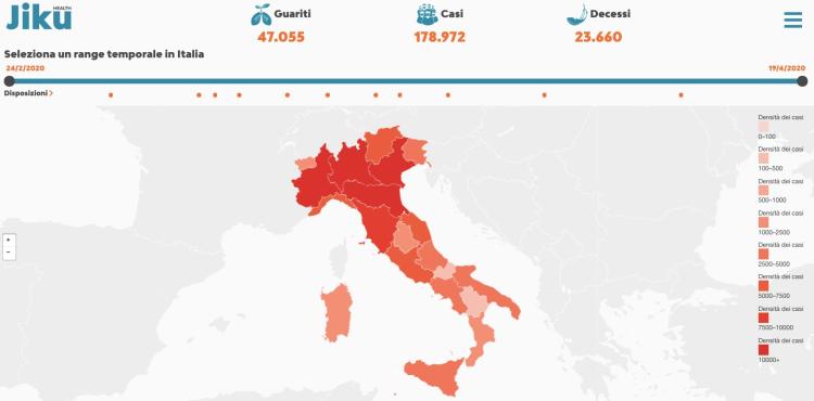 JikuHealth, l’app per orientarsi tra i dati sul coronavirus parla sardo