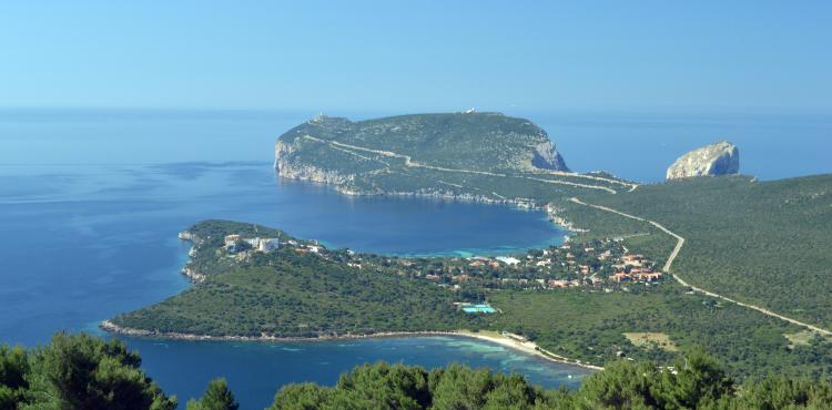 una veduta di capo caccia