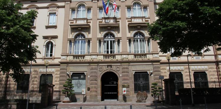 Sassari, la sede del Banco di Sardegna