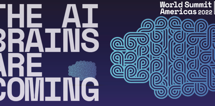 Il logo del World Summit Ai Americas 2022 Il logo del World Summit Ai Americas 2022