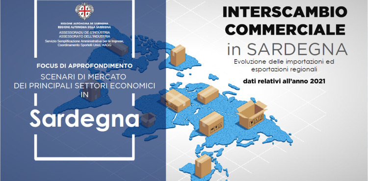 Interscambio commerciale Sardegna 2021